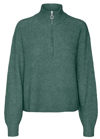 VERO MODA Damen Vmmili Ls Zipper Ga Boo Pullover