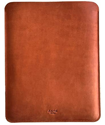 Leather Case for MacBook Air 15 inch 2023 2024 2025 M2 M3 M4 Laptop Genuine Leather Sleeve Case Vintage Sleeve for MacBook Air 15.3 (Cognac)