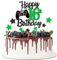 Joyeah Happy 16th Birthday Cake Topper Glitter Video Game Cake Pick Game On Cheers to 16 Years Cake Decoration for Game Theme Happy 16th Birthday Party Supplies Green