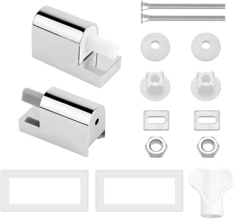 Soporte para asiento de inodoro, 2 piezas Bisagras para asiento de inodoro ABS, accesorio para asiento de inodoro con cierre suave, asiento de inodoro con cierre suave
