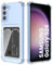 Coque pour Samsung Galaxy S24 5G Souple TPU Silicone Transparente Protection de la Caméra Étui avec Porte-Cartes Portefeuille Lentille Anti-Rayures Carte Housse