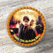 Wizard Themed Personalised PRECUT Cake Topper 7.5 Inch Round Edible Icing Sheet Birthday Cake Decoration