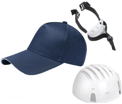 Tsffae Schutzhelm, Leichte Baseball-hartkappe, Atmungsaktiv, Anti-kollisions-Hut, Verstellbare Schutzhelme, Anstoßkappe Für Damen Und Herren, Kopfschutz