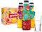 granini Sensation Geschenkset: Probierbox mit 1x Vanilla Passion (0,75l) + 1x Basil Berry (0,75l) + 1x Minty Melon (0,75l) + granini Cocktailglas (0,4l)