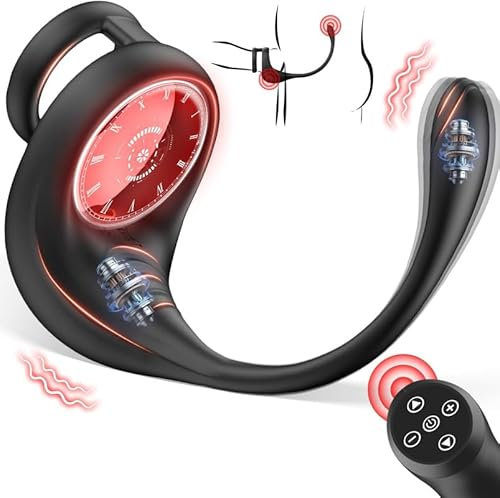Estimulador Prostata Consoladores para Hombre con Vibración, Juguetes Sexuales Hombre Vibradorador Juguetes Eróticos Vibrador Anal, Estimulador de Próstata Plug Anale Masajeador Prostata Estimulación