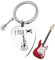 Porte-clés médiator de guitare – Médiator gravé I PICK YOU pour débutants – Accessoires de jeu de guitare pour les amateurs de guitare, jeunes, hommes et femmes