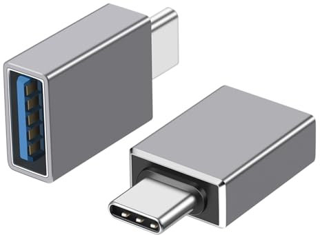 USB C Male to USB A Female Adapter (3 Pack),USB 3.2 GEN2 10Gbps High-Speed Data PD 60W Fast Charging for iMac,MacBook Pro/Air,iPhone 16 15,iPad,Microsoft Surface,Samsung Galaxy S24/23/22,etc.