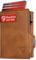 SKYSPRING SkyTo Slim Wallet Geldbörse Herren klein mit Münzfach und Scheinfach - Mini Geldbeutel Herren - Kleines Portmonee für Karten Scheine und Münzen (Braun)