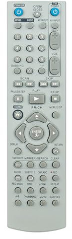 ALLIMITY Télécommande Compatible avec LG HDD DVD Recorder RH277H RH278H AKB31199305