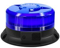 AnTom blaulicht akku rundumleuchte led 9 Blitzmuster 12V 24V Warnleuchte led magnet mit Autoladekabel und USB-Kabel für Auto LKW Traktor Golfwagen SUV