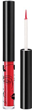 Eyeliner Wasserfest Flüssiger Eyeliner Perlglanz-Farbe Flüssiger Eyeliner Wasserdichter, langlebiger Gel-Eyeliner Make-up-Eyeliner 2,5 ml Organizer Mit Schubladen (Red, One Size)