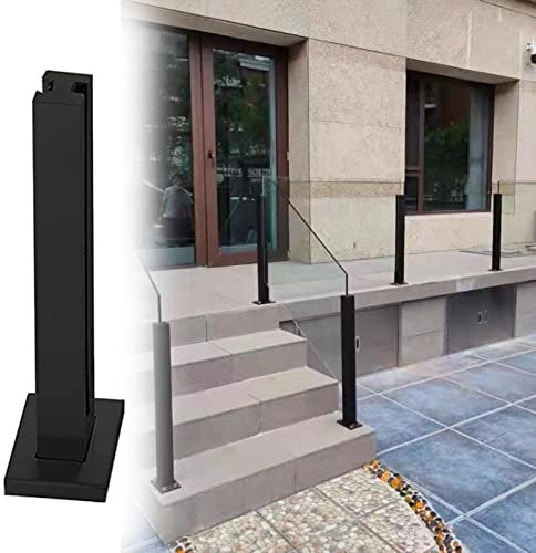 Corrimano in acciaio inossidabile con balaustre in vetro ringhiera durevole per scale e corridoi piattaforma moderna soluzione di sicurezza per spazi interni ed esterni