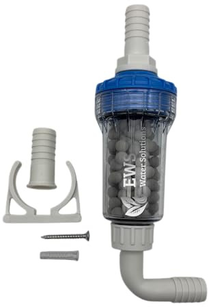 EWS® Filtro Neutralizzatore di Condensa Acida per Caldaie a Condensazione fino a 35 kw | Regola il pH | Protegge le Tubazioni | Sfere Regolari che non Sfarinano e di Lunga Durata
