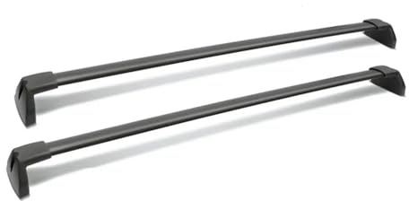 Fahrradträger 2 Stück Aluminium-Dachgepäckträger-Querträger Für Q7 (2016–2023/2024), Schwarz Dachboxen