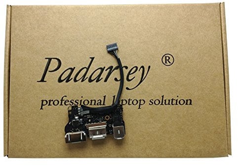 padarsey Neue DC-IN Jack I/O Board Passform für Apple MacBook Air 33 cm A1466 MD760 820–3455-a (Mitte 2013, Anfang 2014)