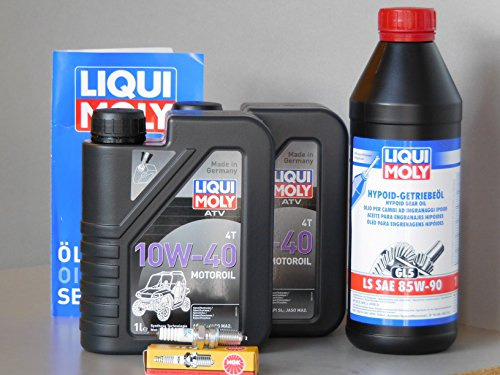 MotorFunSports Kit d'entretien Kymco MXU 300 avec bougie d'allumage à huile pour quad ATV