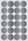 Etiketten Metallic Silber 25 mm runde Klebepunkte – in 2,5 cm Aufkleber 360 von Royal Green
