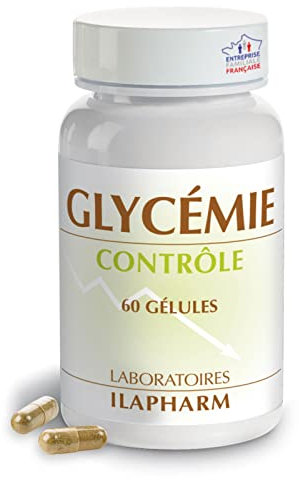 Laboratoires Ilapharm - GLYCEMIE CONTRÔLE - Maintien de la glycémie - Flacon de 60 gélules