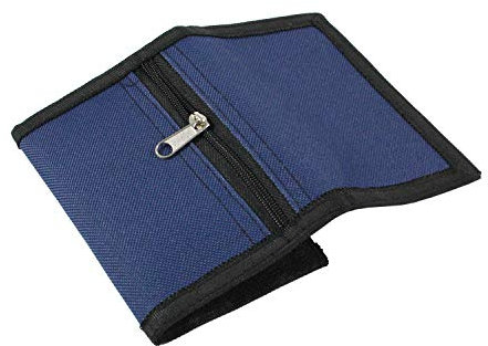 Portefeuille RFID, joli portefeuille de dessin animé avec fermeture éclair pour enfants, bleu marine, S, Bagages pour enfants