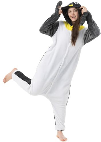 Katara 1744 (30+ Designs) Pinguin-Kostüm, Unisex Onesie/Pyjama-Qualität für Erwachsene & Teenager