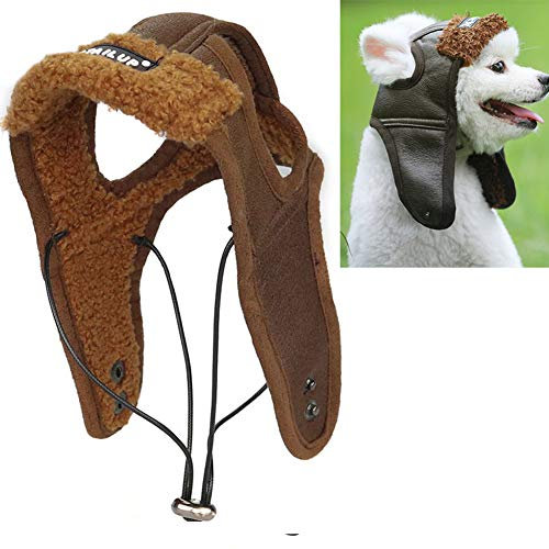 Egurs Hunde Mütze Winter Warm Hut für Kleine Mittel Groß Hunde XL