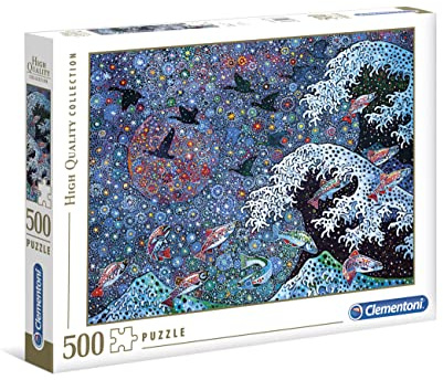Clementoni 35074 Tanze mit den Sternen – Puzzle 500 Teile, buntes Geschicklichkeitsspiel für die ganze Familie, Erwachsenenpuzzle ab 9 Jahren, 25.4 x 34.4 x 4.6
