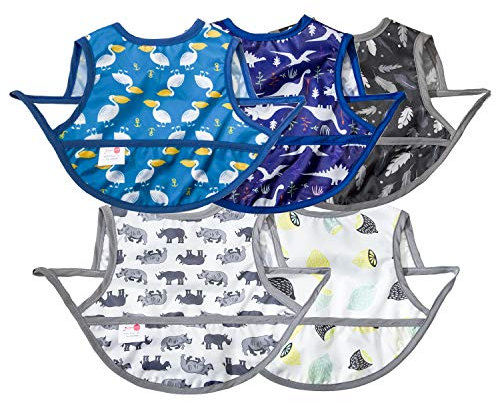 Joyo roy Lätzchen Baby lätzchen mit ärmeln SabberLätzchen ärmel Lätzchen abwaschbar für Junge Malkittel Kinder Baby Lätzchen