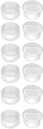 Svbony Dust Caps Set for 1.25inch Astronomy Telescope Eyepiece Barlow Lens or Other Accessories(6 Dust Caps and 6 Dust Plugs)