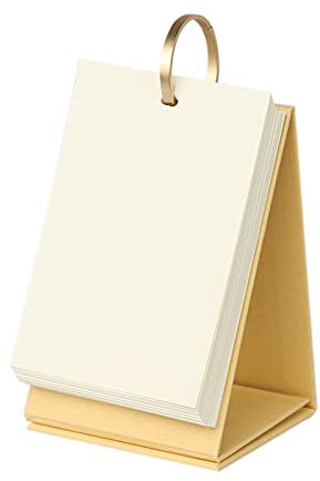 Blanko Tischkalender Kleiner Notizblock Loseblatt Spiralblock DIY Memo Zeichen Mini Notizbuch Büro Haushalt Memo Papier Zeitplaner Schüler Studenten Lernkarten Leer Zettel für Notizen Malen,180 Blatt