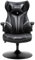 Vinsetto Fauteuil Gamer Chaise de Jeu Gaming pivotante 360° Ergonomique Hauteur réglable accoudoirs revelables Coussin têtière Inclus revêtement Similicuir 67 x 70 x 106-112 cm Gris Clair et Noir