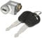 Electric Bike Battery Box Safety Lock, Portable Outdoor Anti Theft Durable Cycling Electrombile Battery Box Lock with 2 Keys for Motorcycle Electric Bike Scooter E-Bike(Silver)(Silver)