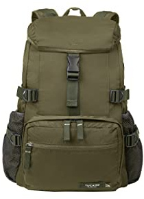 Tucano Unisex Erwachsene Backpack 14 Rucksack, grün, Einheitsgröße