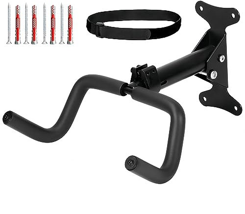 Mimoke Support mural pour vélo - Angle réglable et distance au mur - Pliable - Pour VTT, vélo de course, garage, intérieur
