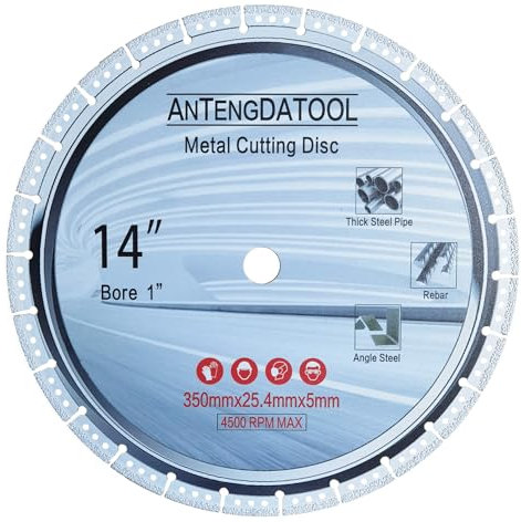 ANTENGDATOOL 35,6 cm Stahlschneidklinge für Gusseisen, Bewehrungsstahl, Hartmetall, Edelstahl