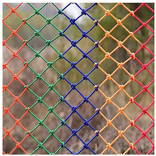 Kindersicherheitsnetz für Haustiere, Treppen Balkon Geländer Schutznetz, 8 cm/3,14 Zoll Maschenweite, 6 mm/0,23 Zoll Seil, Outdoor-Spielplatz Sportzaun Hängematte,1x2M/3x6.5FT