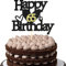 Sumerk Glitter Happy 65th Birthday Cake Toppers 65th Cake Decorations 65 Cake Topper Birthday Party Cake Decoration Supplies - Pack of 1