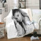 QROXY Ariana Decken Fleecedecken for Erwachsene Kinder, 100% Mikrofaser,Weich Und Warm,für Schlafsofa Und Sofa (1,75×100cm)
