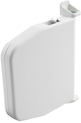 Jalousiene® Enrouleur de sangle en saillie avec système de charnière sans sangle pour volet roulant Blanc