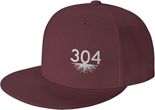 501 Baseballkappe 304 Wurzeln West Virginia Vorwahl Wv Dunkelrot Trucker Cap Outdoor Baseballkappe Mütze Mode Baseball Cap Für Farbe Wandern Vintage