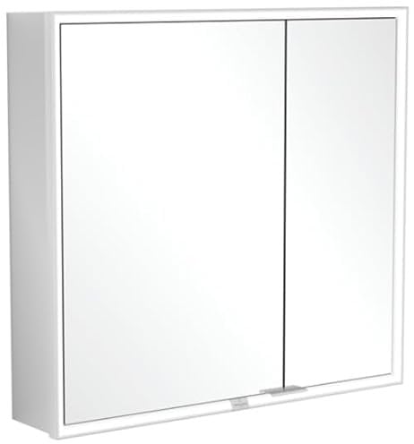 Villeroy & Boch My View Now, Spiegelschrank für Wandeinbau mit Beleuchtung, 800x750x167,5 mm, mit Sensordimmer, 2 Türen, A45680