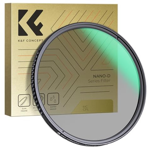 K&F Concept D-Serie 86mm Slim Zirkularer Polfilter Polarisationsfilter CPL Filter Cirkular Polfilter