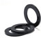 Flat Rubber Washers/O rings rubber assorted seal kit for Plumbing & Tap Repairs; Reliable Sealing. Tap washers assorted uk, mixer tap washers for kitchen sink (5 pcs, 24mmx18mm: grosor 3mm)