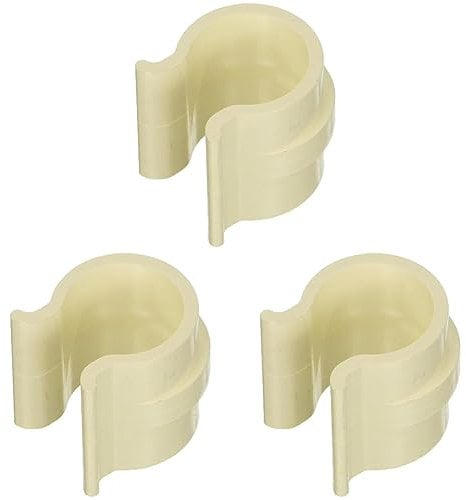 maniver arc110 Clips de platstica fermatelo para invernaderos, 25 mm, 10 Unidades, Blanco (Paquete de 3)