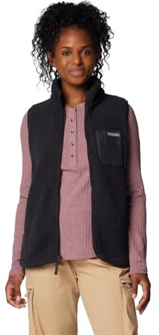 Columbia West Bend Vest II Outer Layer Polyfleece, Tasche di sicurezza, Orlo personalizzabile, Cerniera di accesso rapido, Dettagli resistenti - da donna