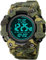 findtime Digitaluhr Herren Militär Sportuhr für Männer Digital Große Taktische Armbanduhr mit Kompass Weltzeit 5ATM Wasserdicht Outdoor Uhr Herren mit Licht Stoppuhr Coutdown Wecker
