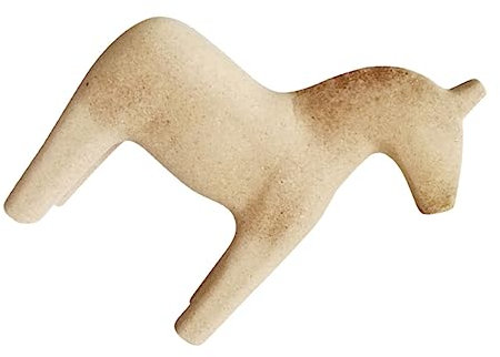 NUOBESTY 1Stk Trojanisches Pferd Holzverkleidung Pferde malen für Kinder Spielzeuge Kinderspielzeug Unvollendetes Pferdehandwerk Pferdemodell selber Bauen Jahrgang Kunsthandwerk Zubehör