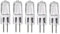 LEDLOCLB 5 Pz GY6.35 Lampadina Alogena 12 V/24 V 50 W 100 W 150 W 200 W 250 W Per Proiettore Microscopio Lampada Alogena Filamento Di Tungsteno Perline Luce Bianca Calda K,Bianco Caldo 2700K,24V-150W