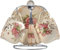ZFQ Tasse de Tasse à thé en céramique avec cuillère, porcelaine anglaise Motif fleurs rose vintage rétro pour thé, café, tasses à thé, tasses à café florales,pour 2 personnes