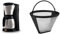Philips Filterkaffeemaschine – 1.2-Liter-Thermoskanne & Fackelmann Silberton Dauerkaffeefilter Nr. 4, Permanent Filter aus Edelstahlgewebe