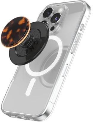 PopSockets Handy-Grip für MagSafe, Magnetischer Halter, Handyständer, Tortoise Shell - Tortoise